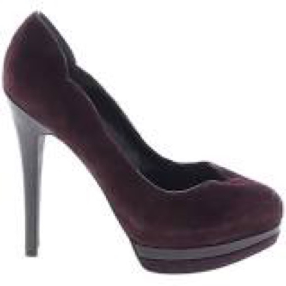Kate Preston Suede Purple Heels